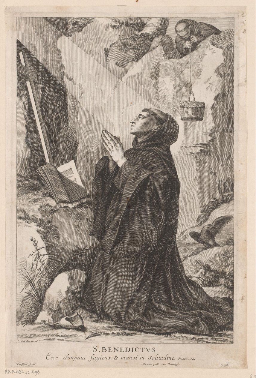 Sankt Benedictus av Gilles Rousselet