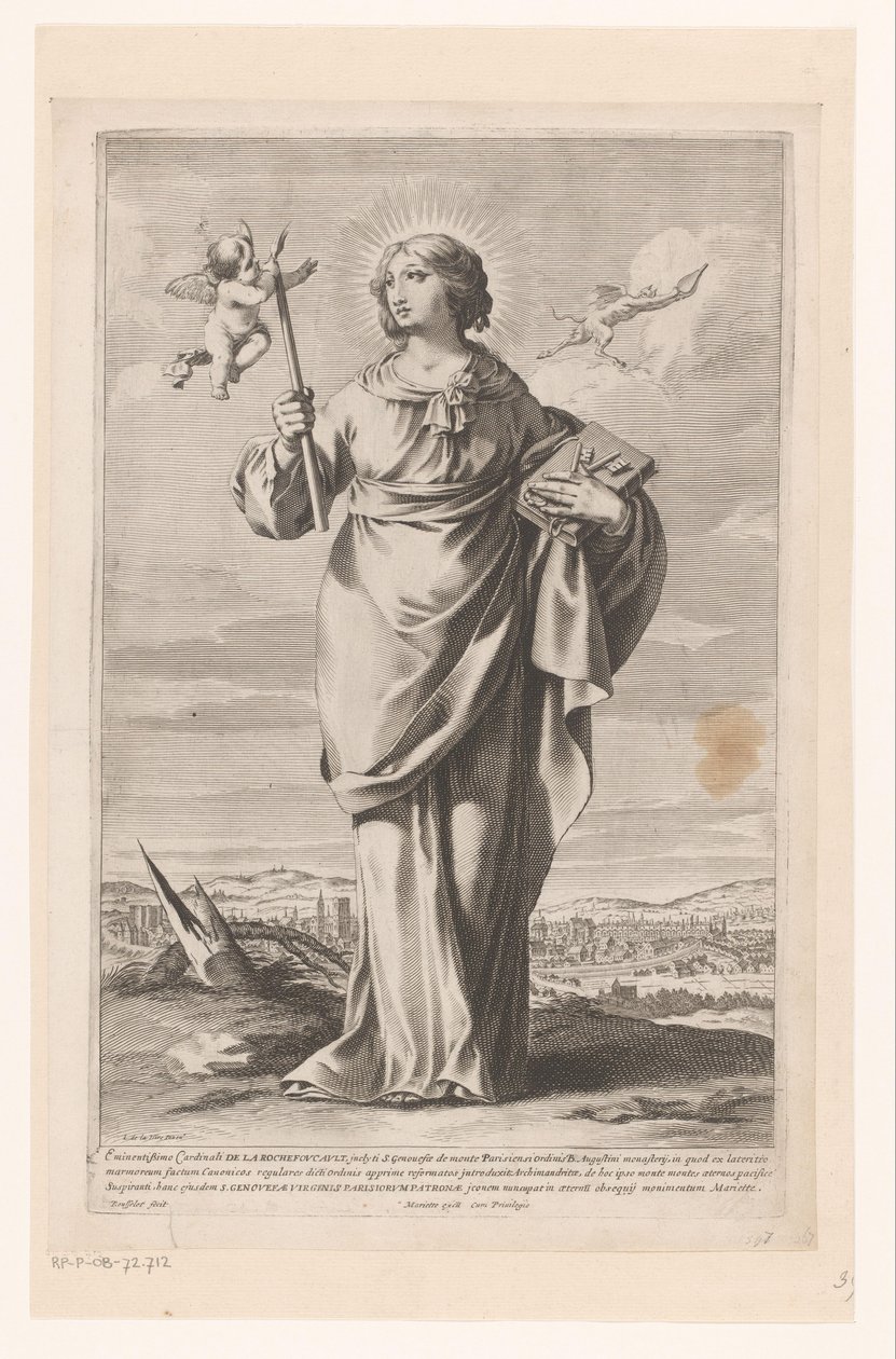 Saint Genoveva av Paris av Gilles Rousselet