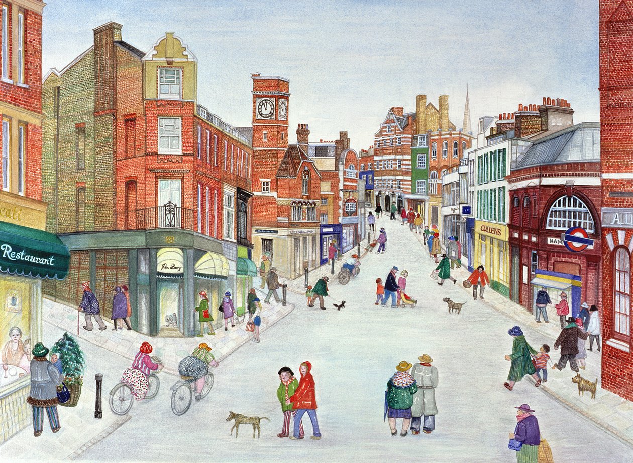 Heath Street, Hampstead av Gillian Lawson