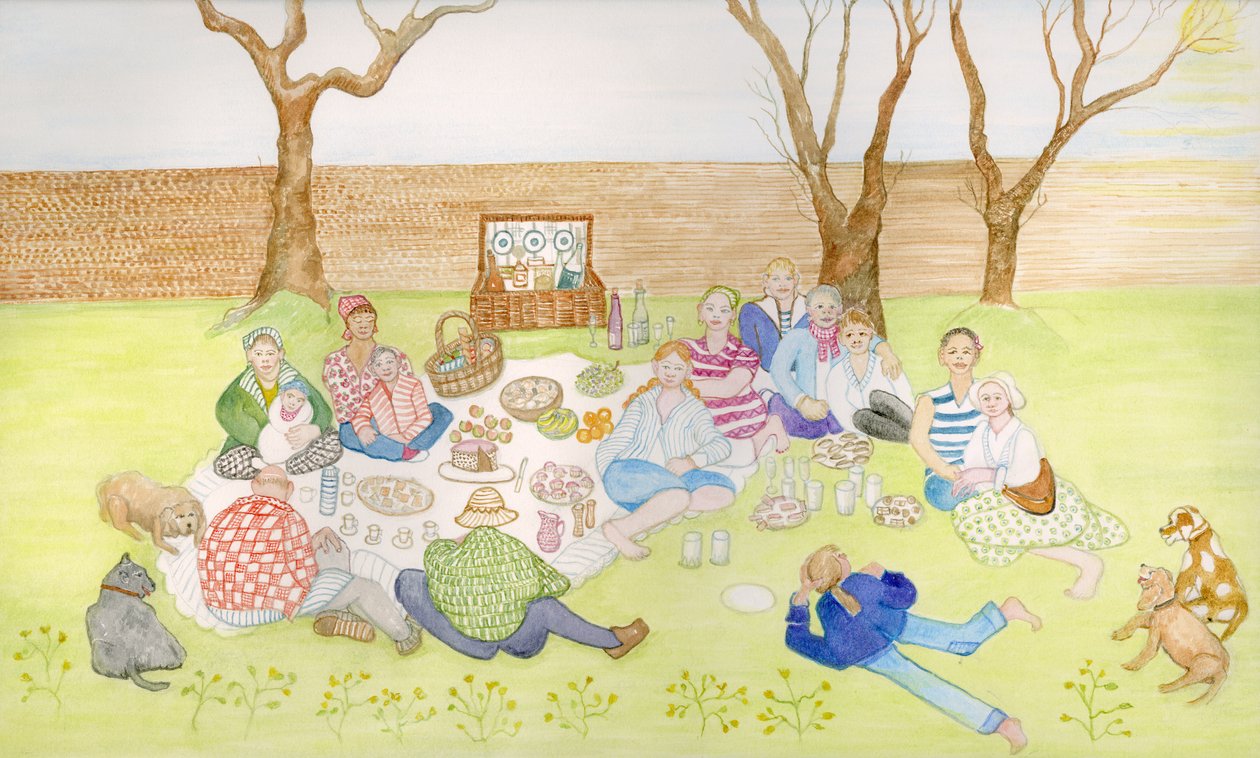 Picknick, 2018 av Gillian Lawson