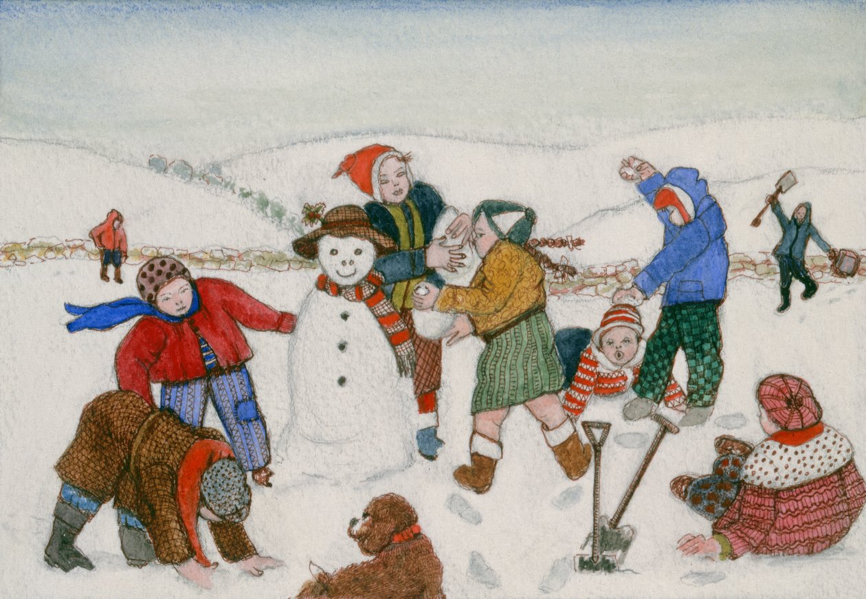 Leker i snön av Gillian Lawson