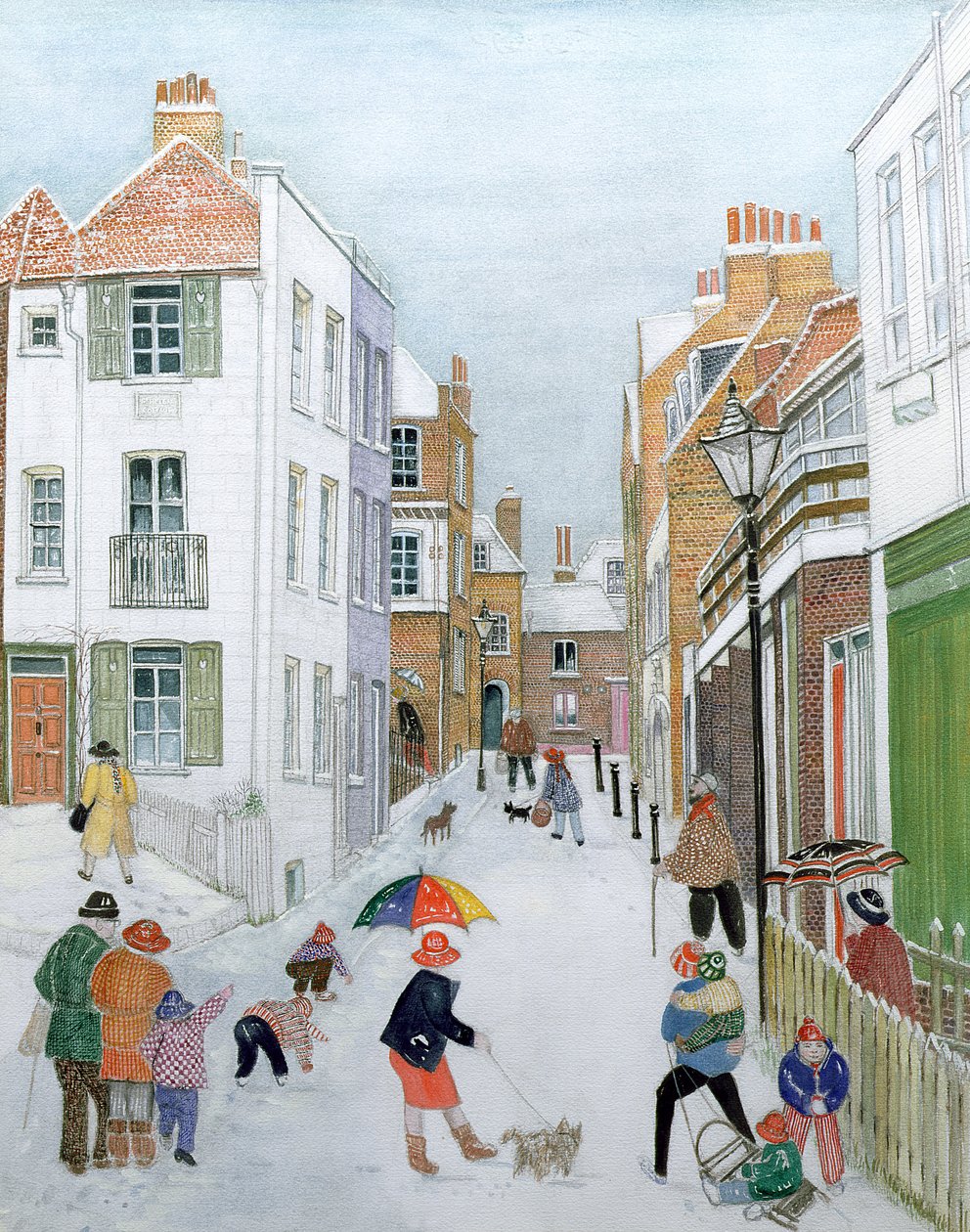 The Mount, Hampstead, 1990 av Gillian Lawson