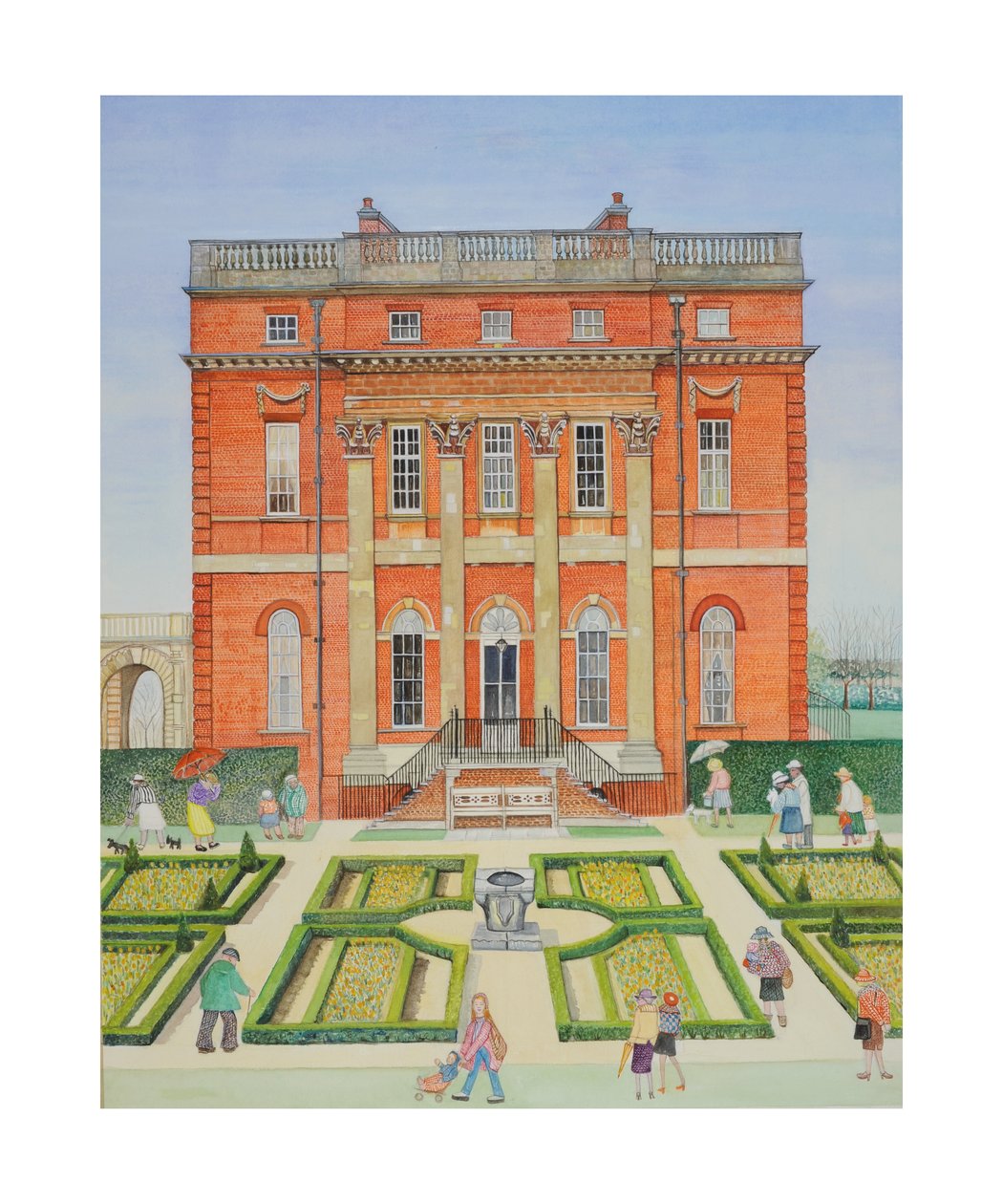 West Clandon, surrey (wc på papper) av Gillian Lawson