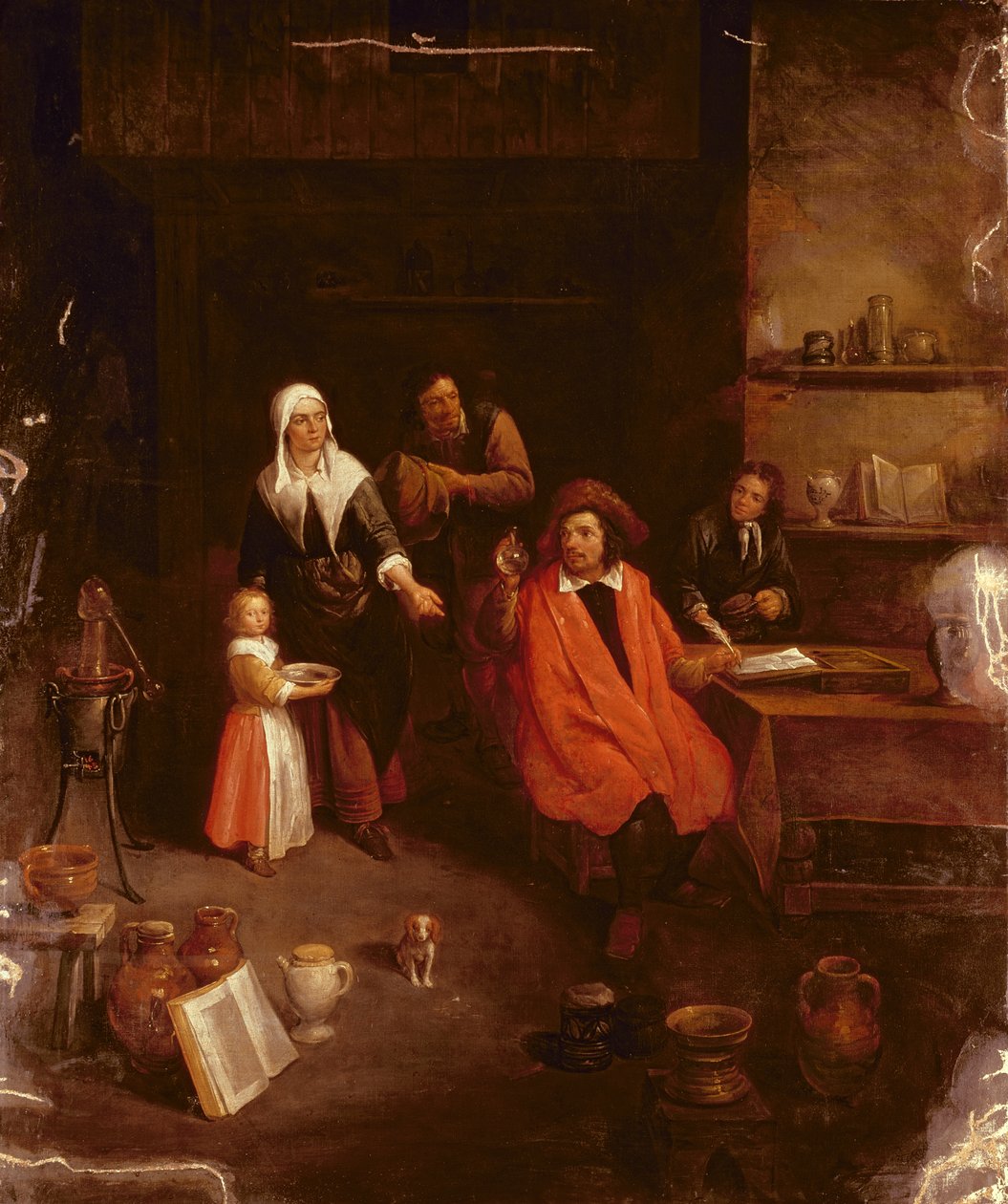 Besöker doktorn av Gillis van Tilborgh the younger