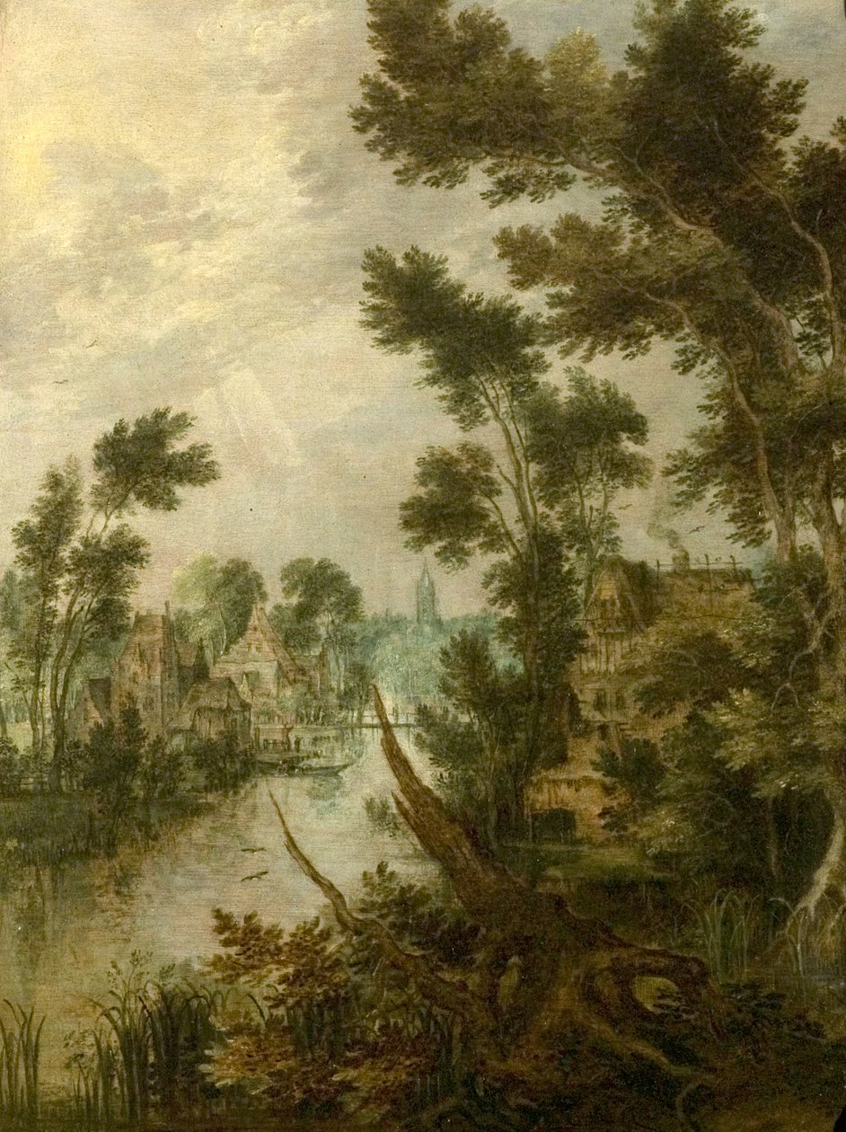 River Scene, 1614 av Gillis Claesz d Hondecoeter