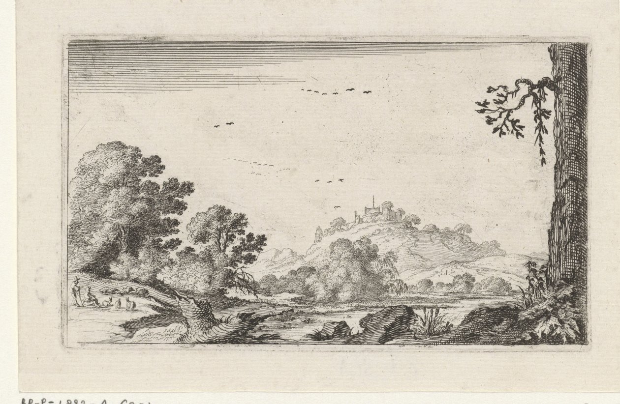 Flodlandskap Landskap (serietitel) av Gillis van Scheyndel (I)