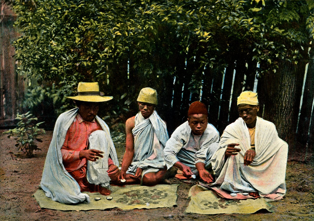 Hova växlare, Madagaskar, sent 1800-tal. av Gillot