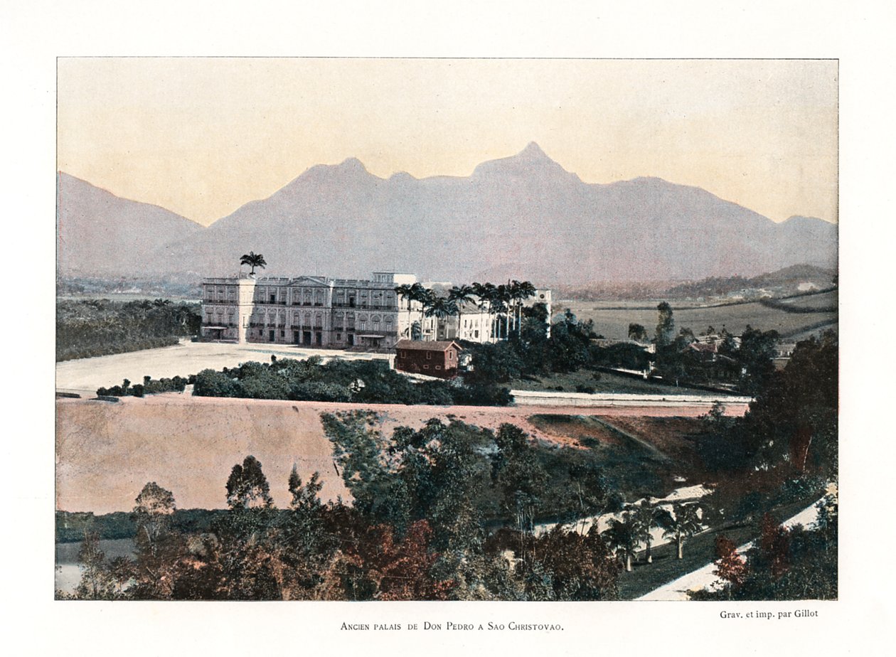 Don Pedros palats, Brasilien, 1800-talet av Gillot