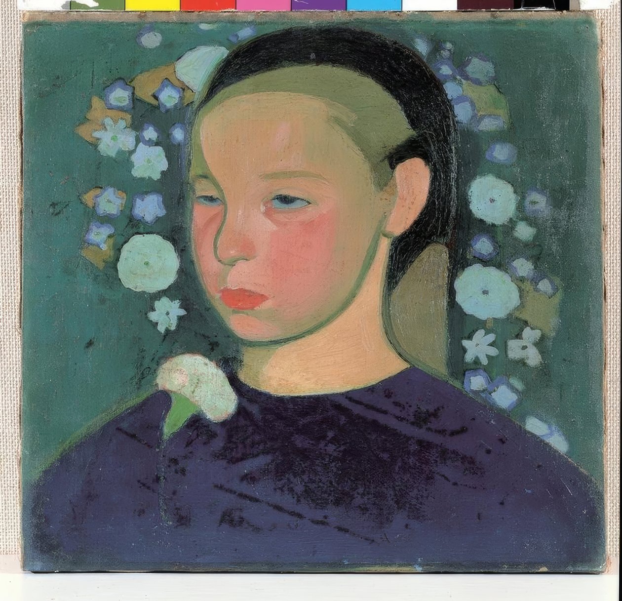 Blomstertjejen (första idén) av Gino Rossi