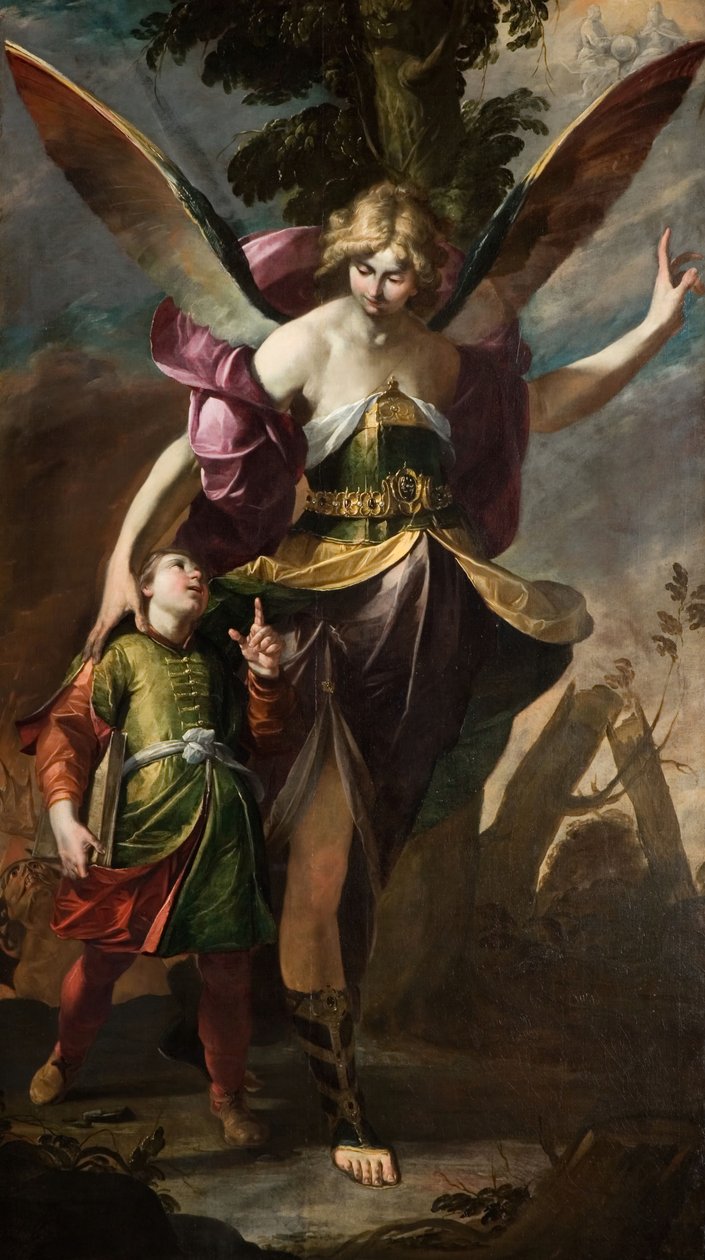 Skyddsängeln, 1630. av Gioacchino Assereto