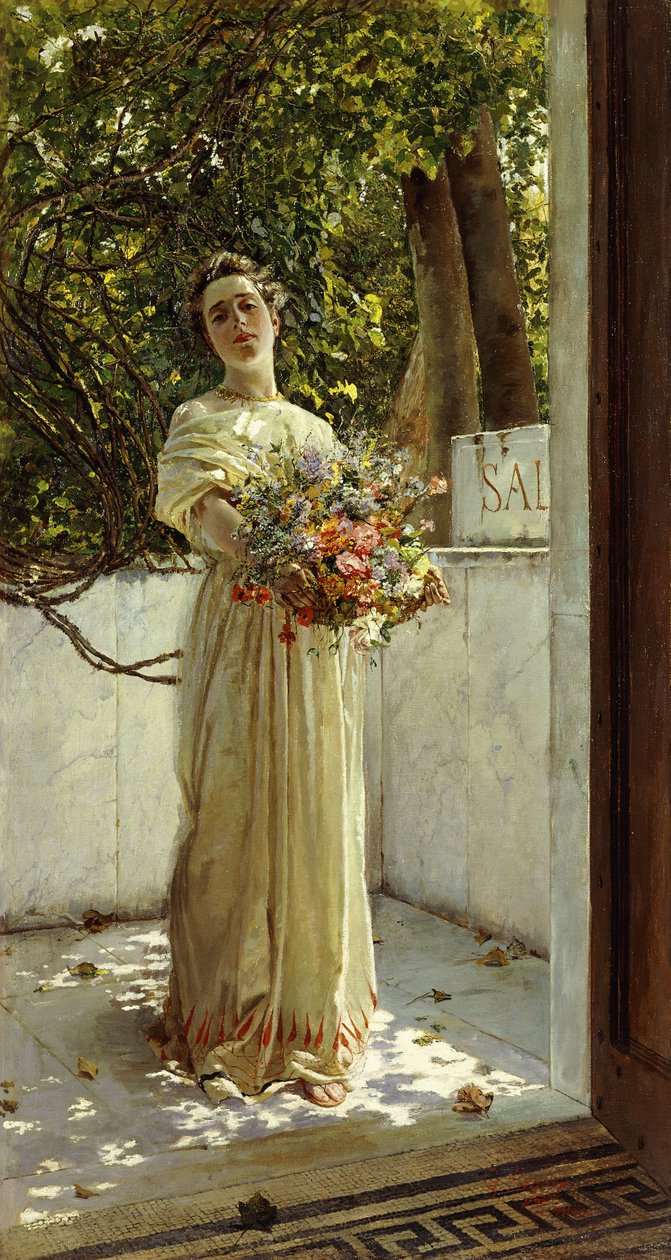 Blomstersamlaren, av Gioacchino Pagliei