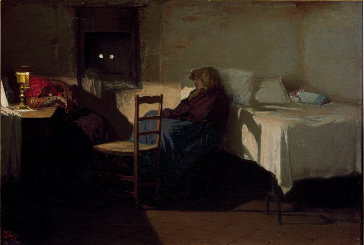 Annunziatas hjul (målning av Gioacchino Toma