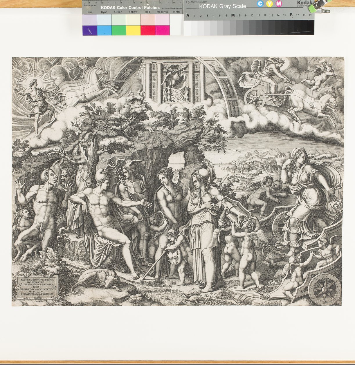 Parisdomen, 1555 av Giorgio Ghisi