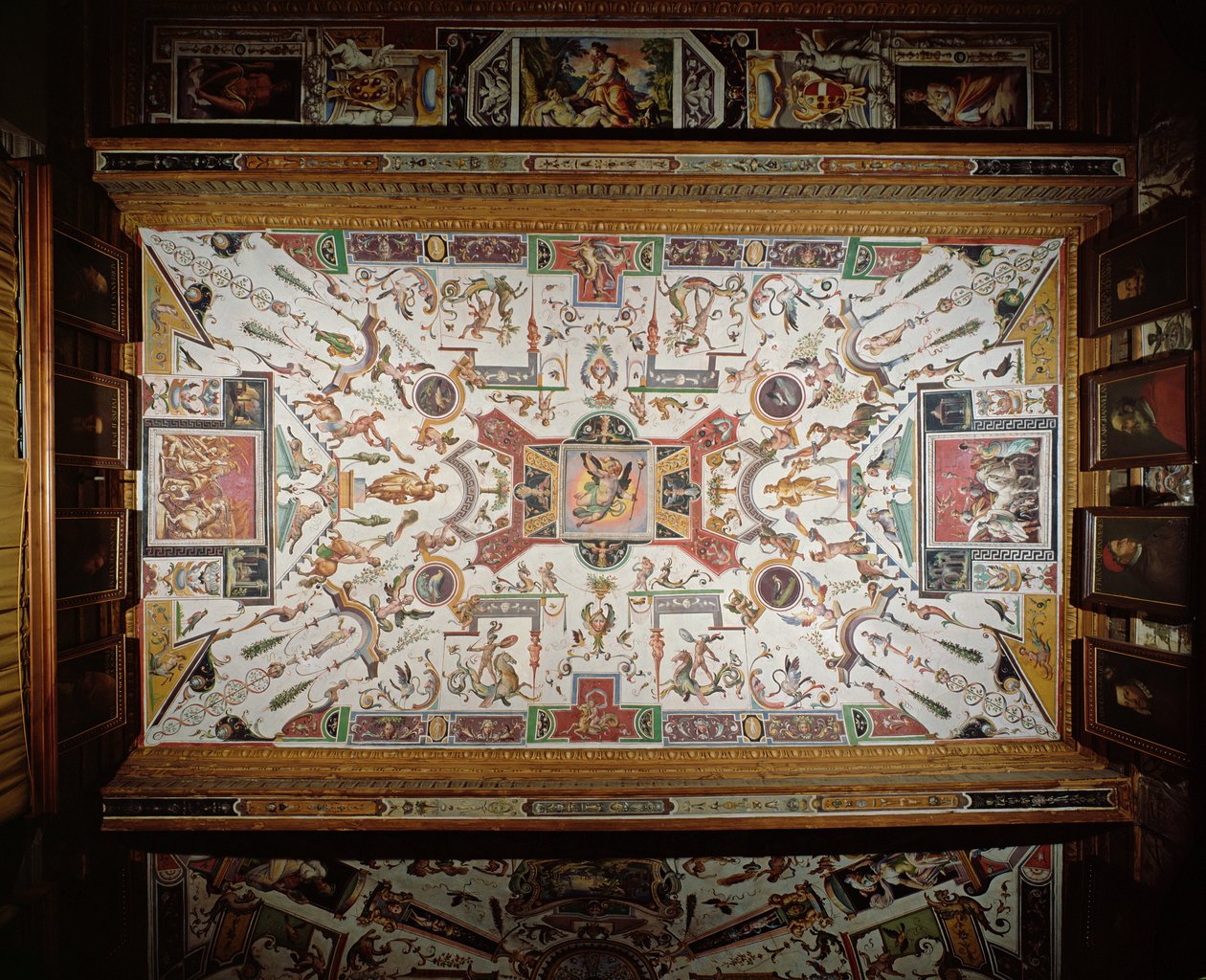 Tak från Vasarikorridoren, 1560-80 av Giorgio Vasari