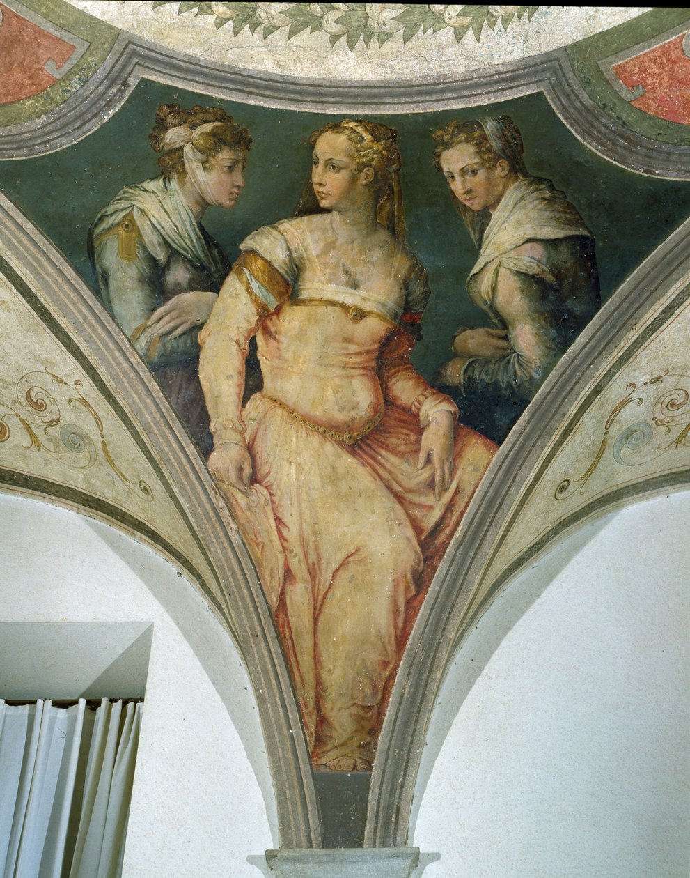 Muse, Apollos och musernas kammare av Giorgio Vasari