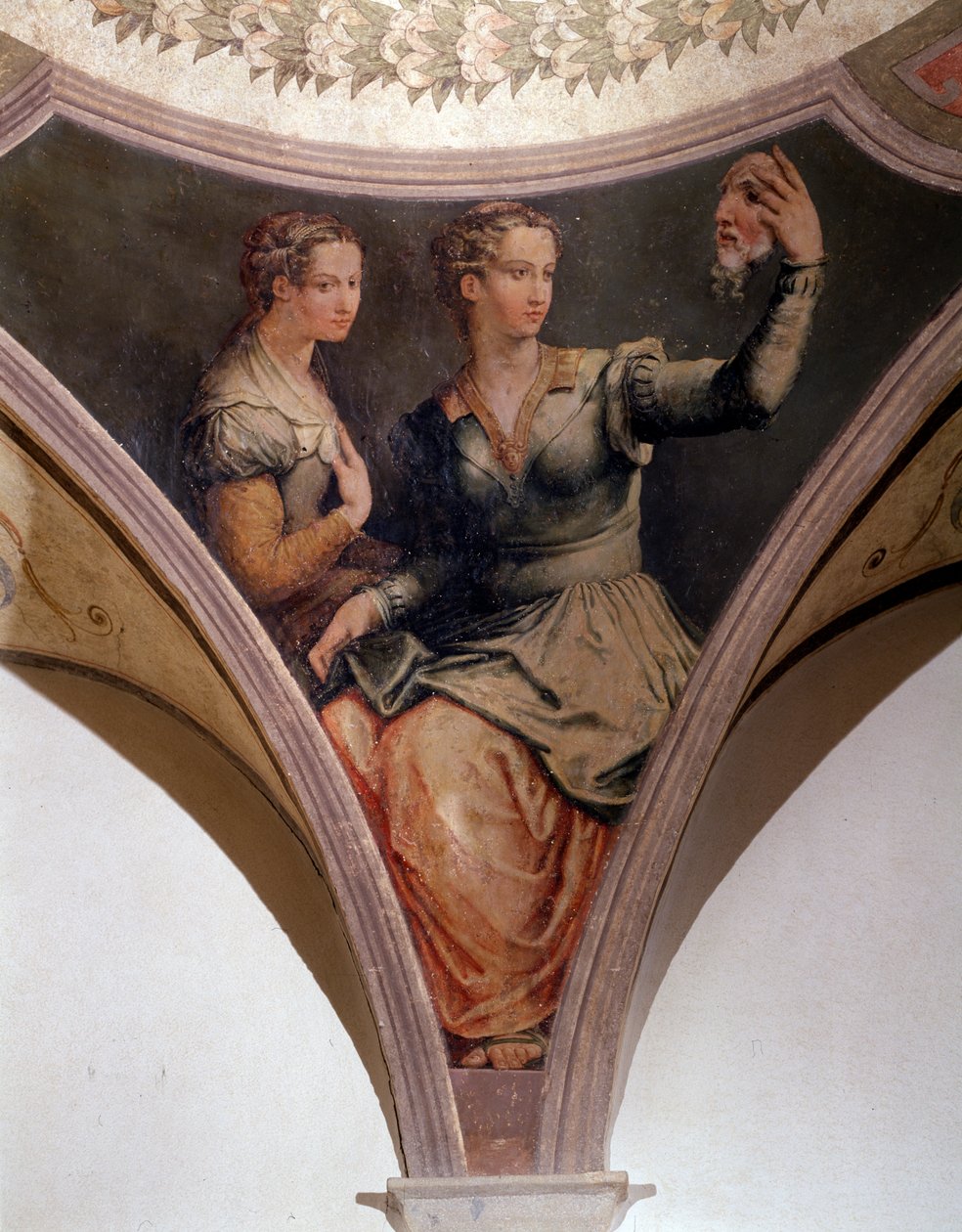 Muser, Apollons kammare och muserna av Giorgio Vasari