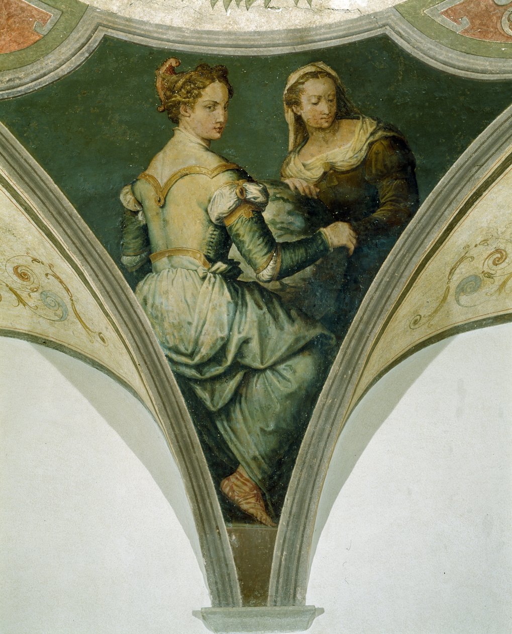 Muser, Apollons kammare och muserna av Giorgio Vasari