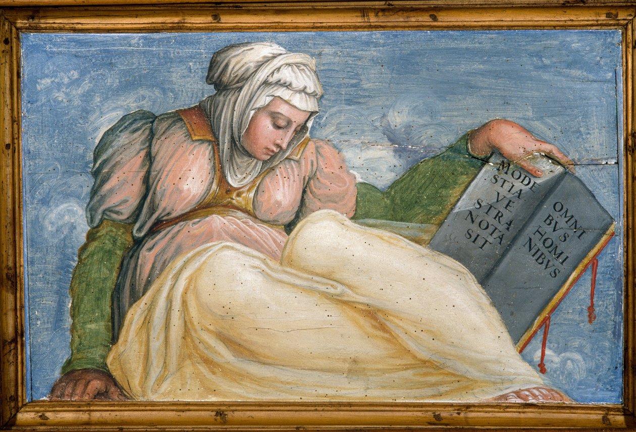 Sibyl, Abrahams kammare, 1542 av Giorgio Vasari