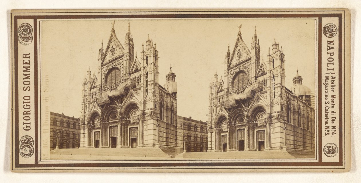Katedralen i Siena av Giorgio Sommer