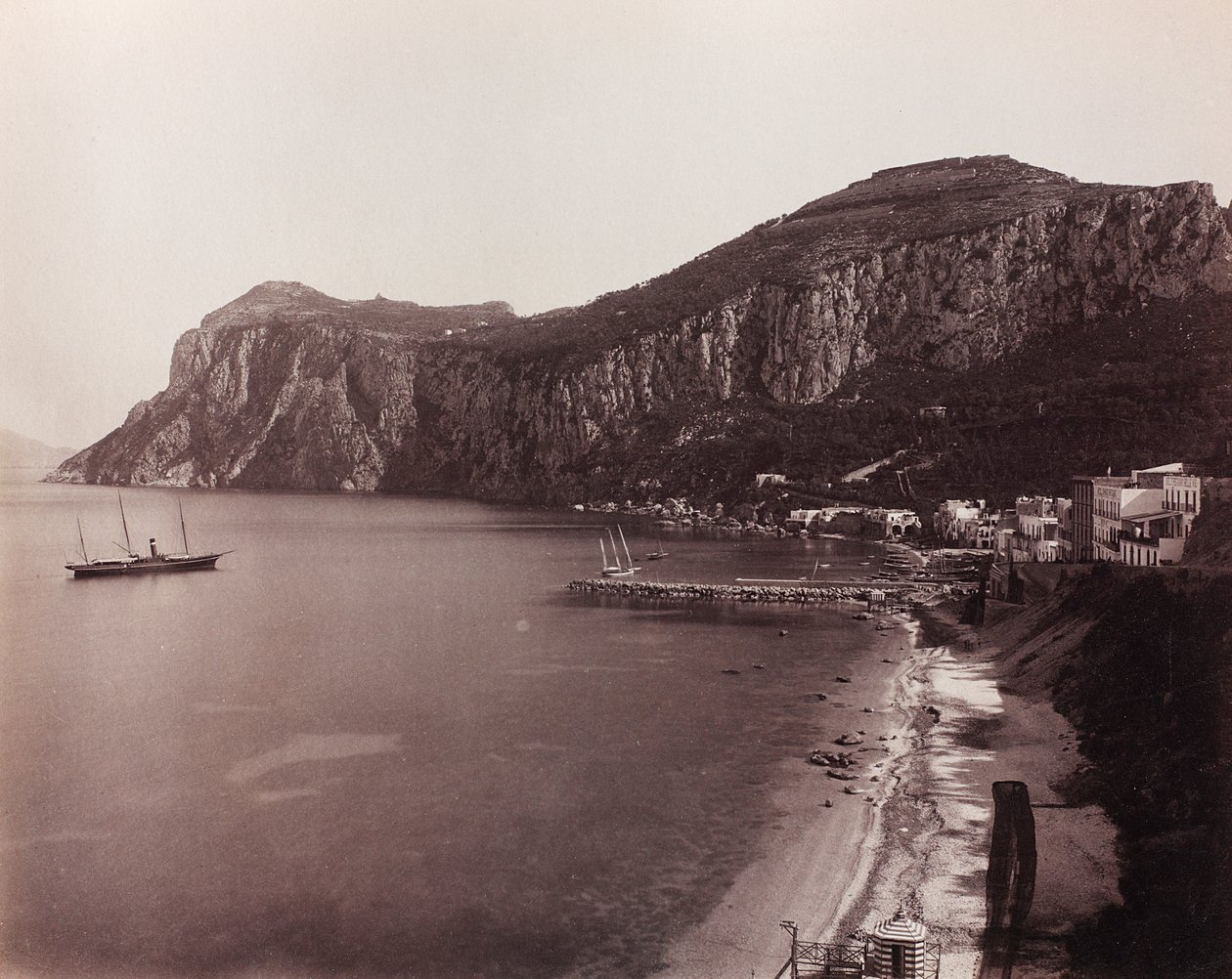 Panoramautsikt över Capri av Giorgio Sommer