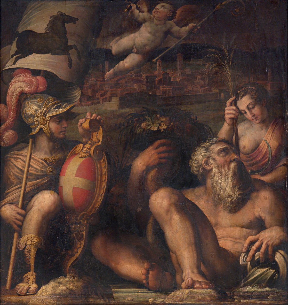 Allegori av Arezzo, 1563-1565 av Giorgio Vasari