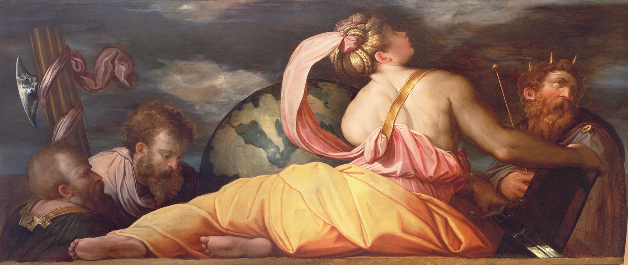 Allegori över geografi av Giorgio Vasari