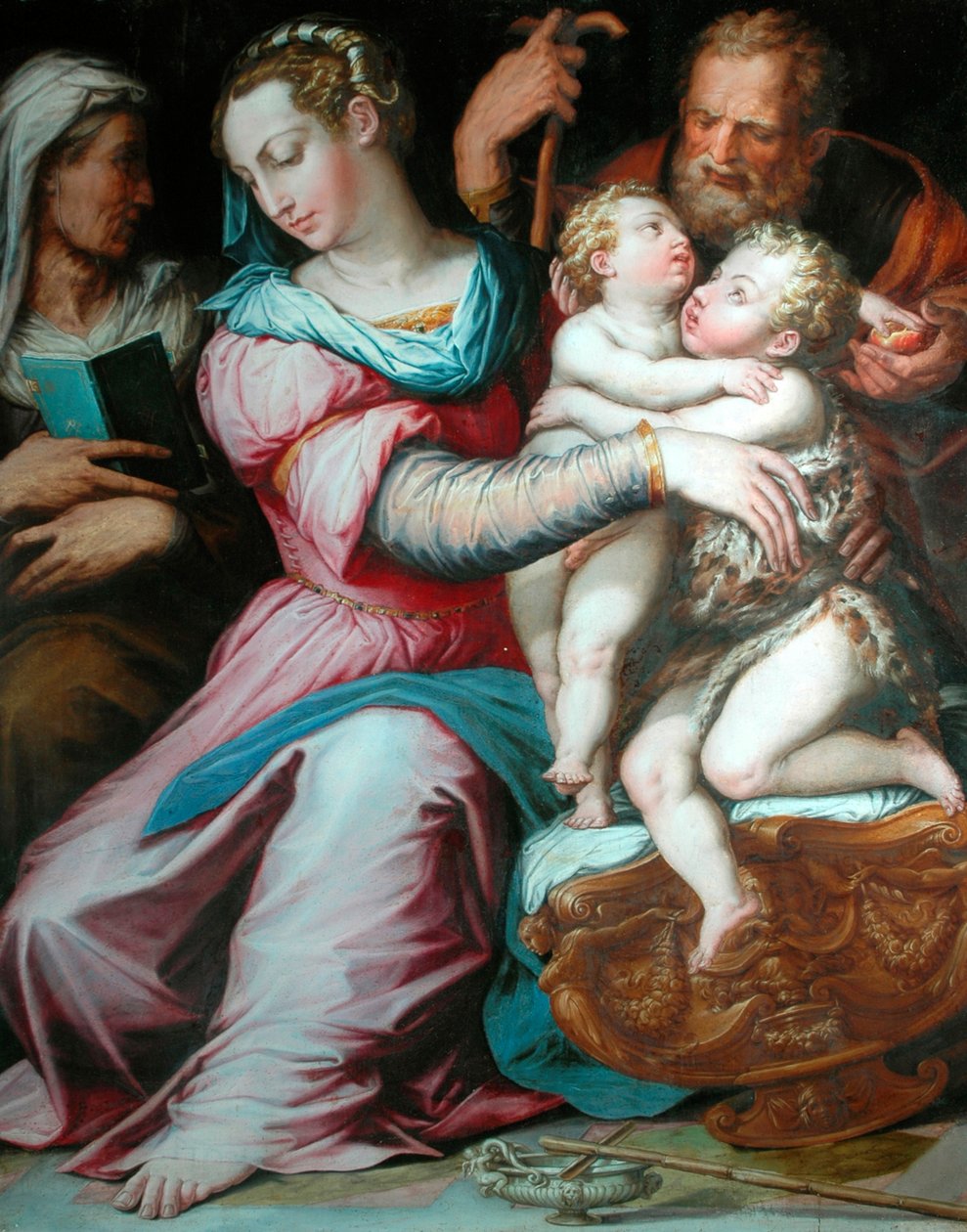 Helig familj med St John av Giorgio Vasari