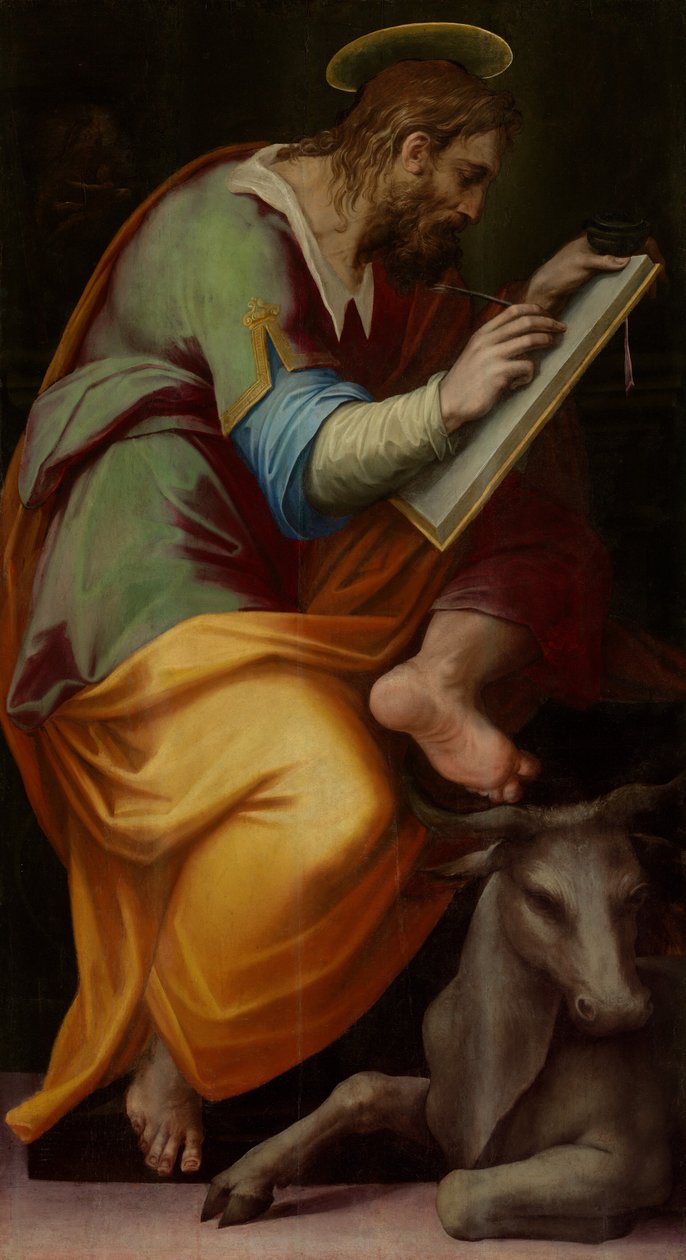 Sankt Lukas, 1570-1571. av Giorgio Vasari