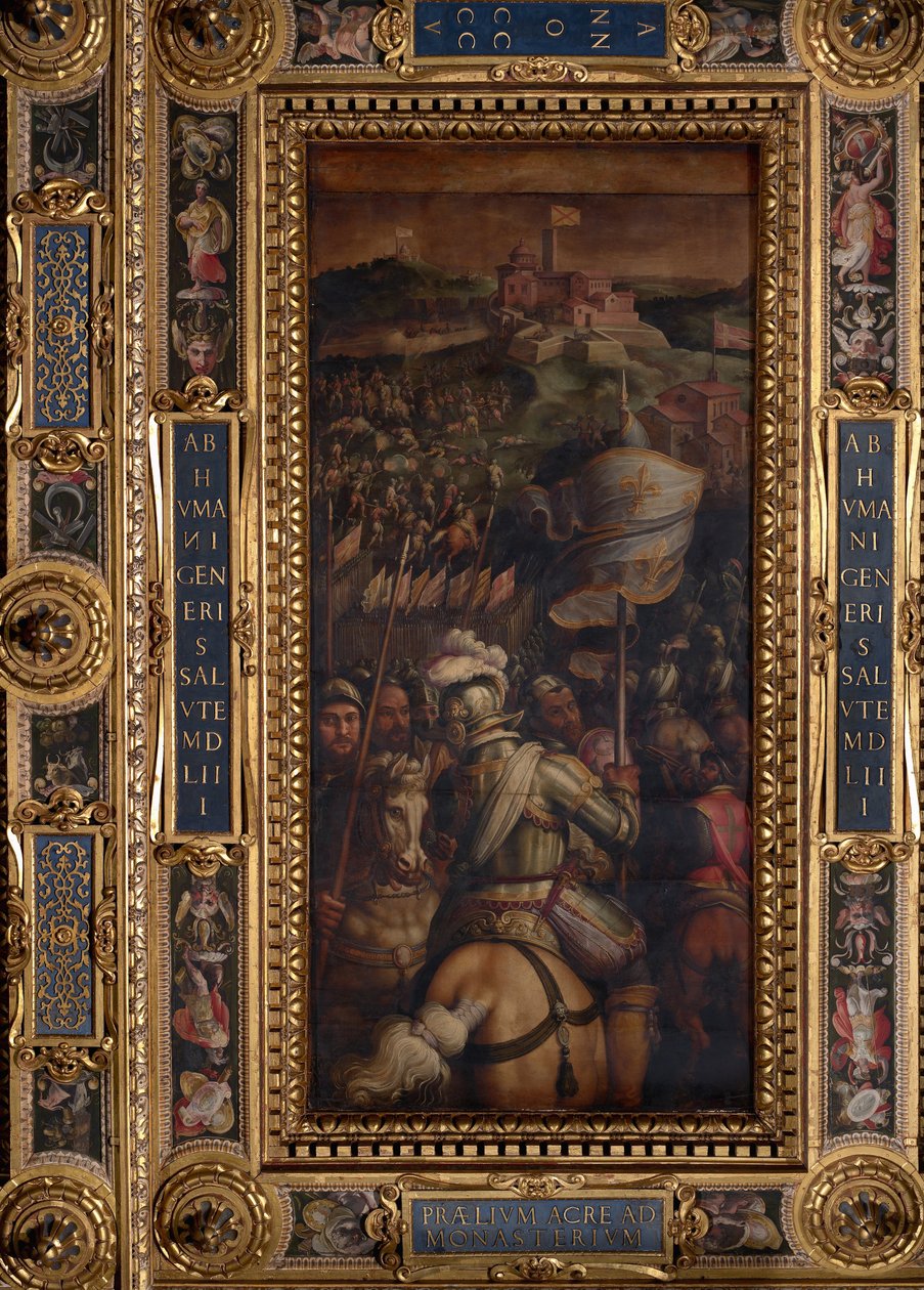 Stormning av Monasteros fästning av Giorgio Vasari