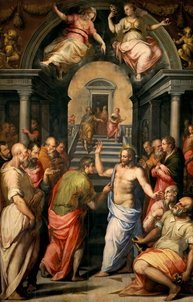 The Incredulity of St. Thomas, 1572 av Giorgio Vasari