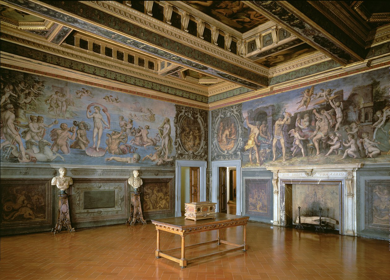 Elementens hall, 1555 av Giorgio Vasari