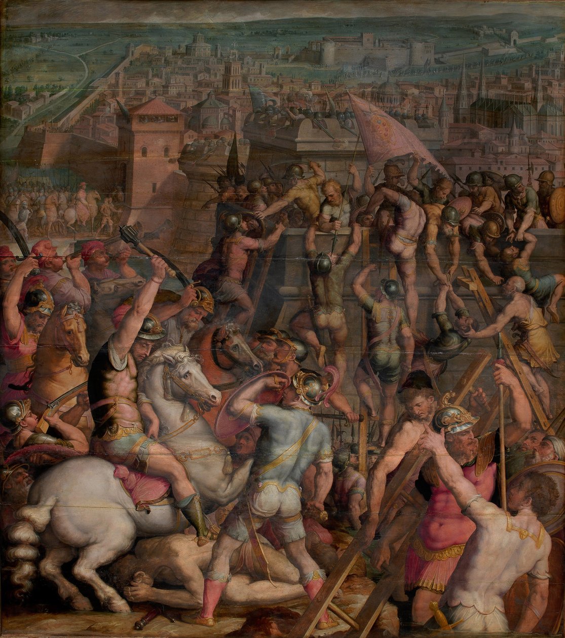 Intagandet av Milano, 1555-1562 av Giorgio Vasari