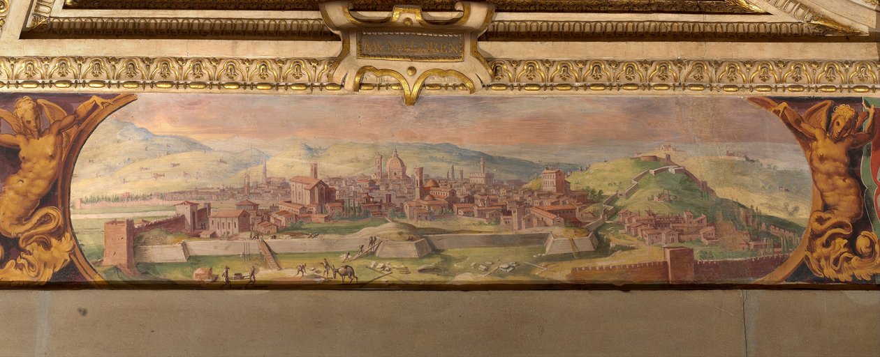 Utsikt över Florens, 1557-1558 av Giorgio Vasari