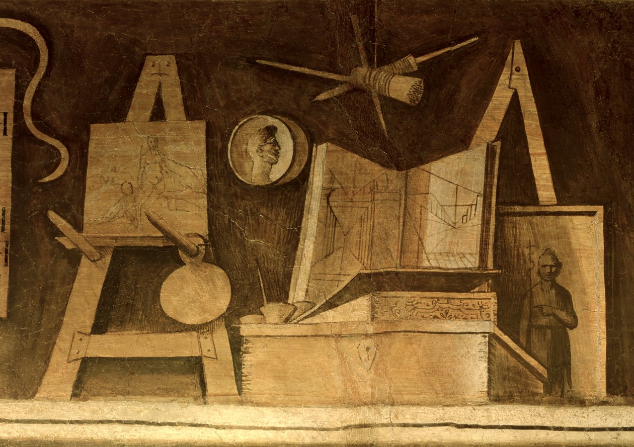 Målning: Olika instrument av Giorgione da Castelfranco