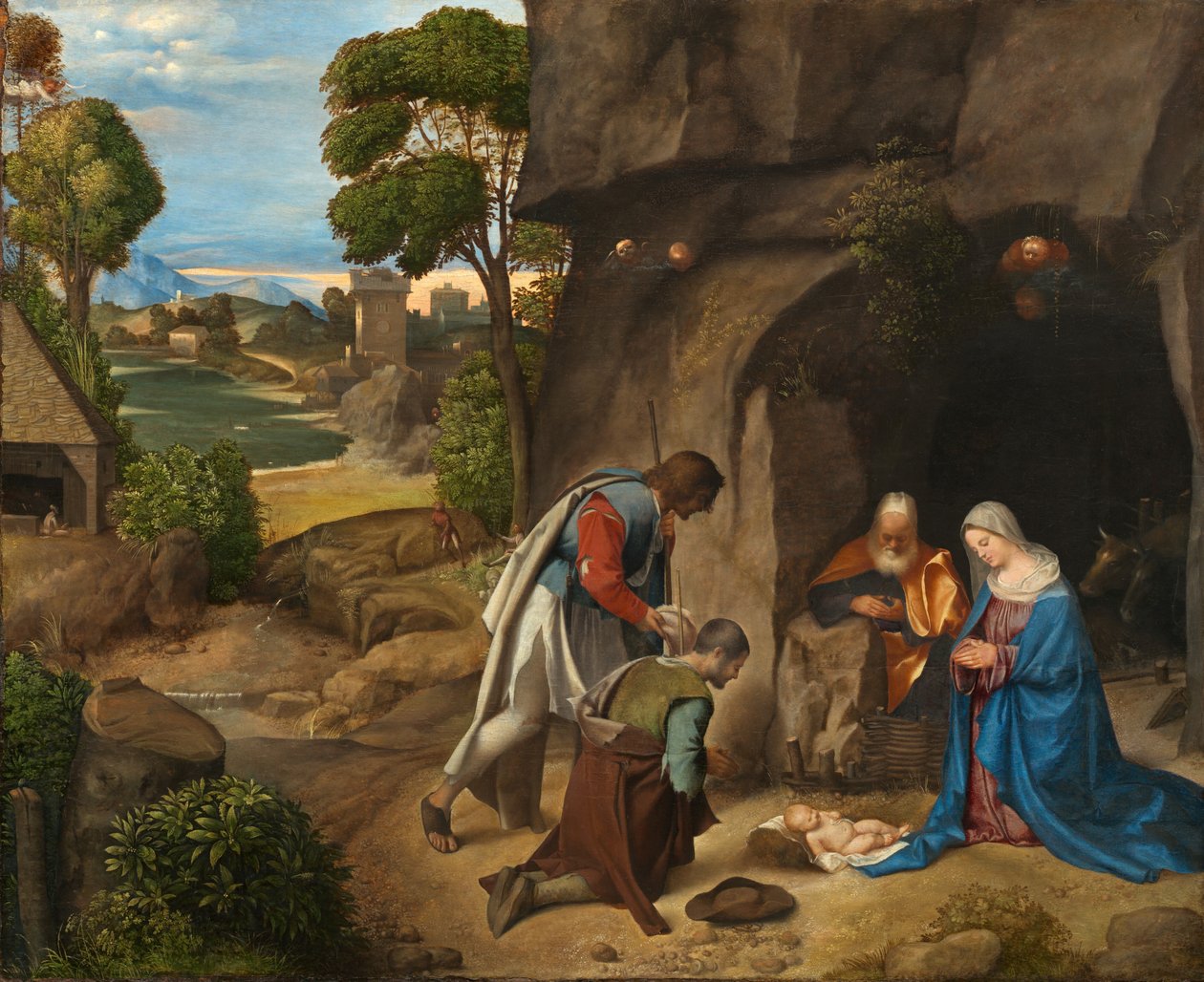 Herdarnas tillbedjan, 15051510. av Giorgione