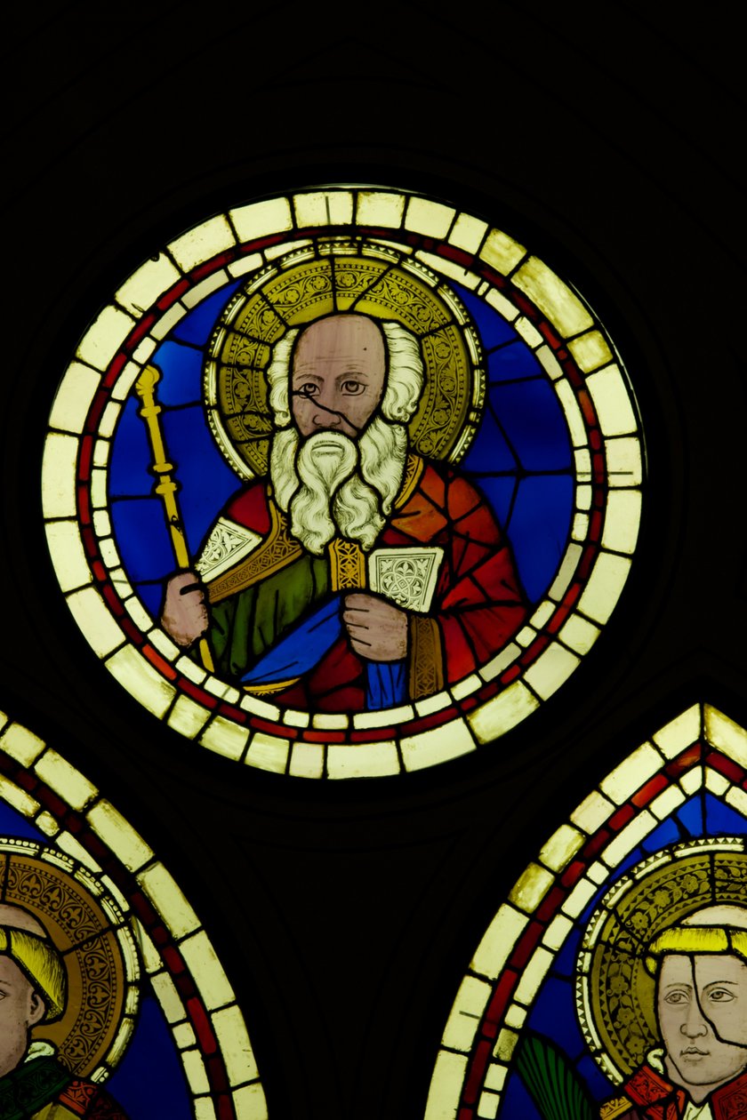 Aaron (glasmålningar) av Giotto di Bondone