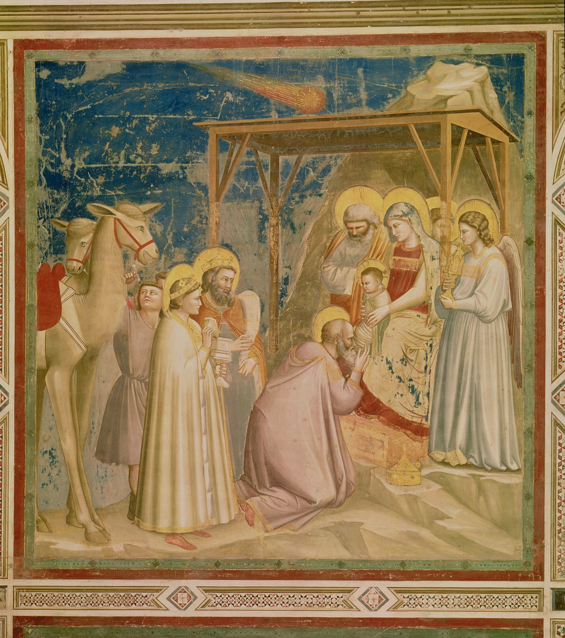 Adoration of the Magi, c.1305 (för detaljer se 67136) av Giotto di Bondone