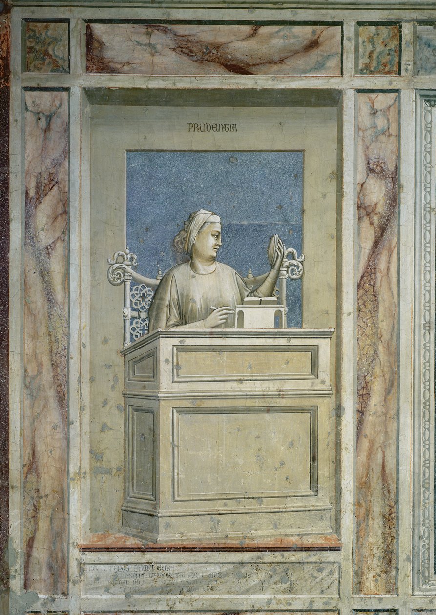 Prudence, c.1305 av Giotto di Bondone