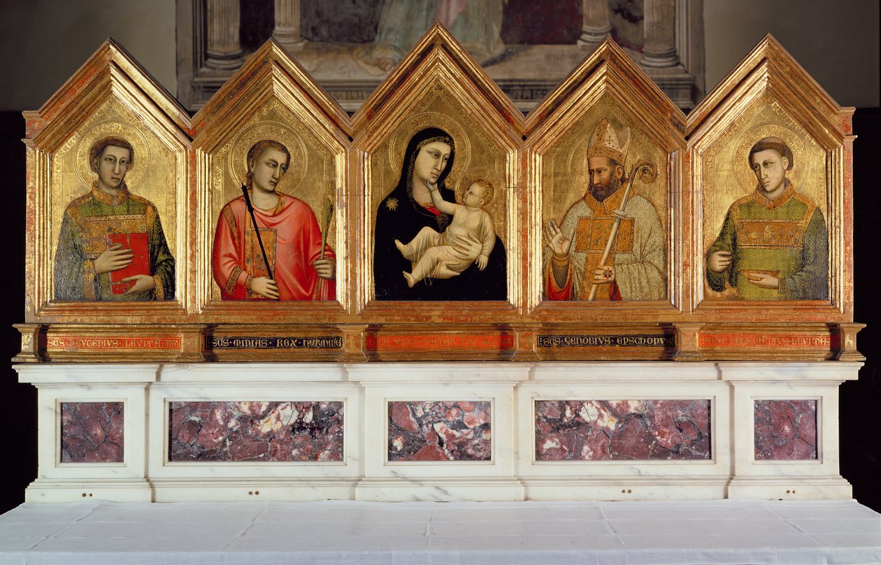 St. Reparata Polyptyk (se även 65558-69) av Giotto di Bondone
