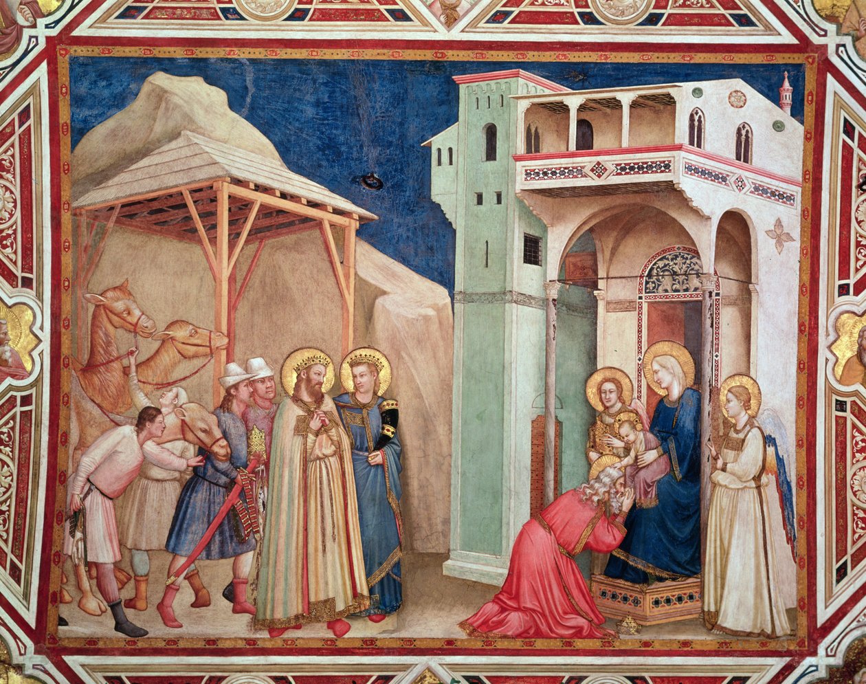 The Adoration of the Magi, c.1320 av Giotto di Bondone