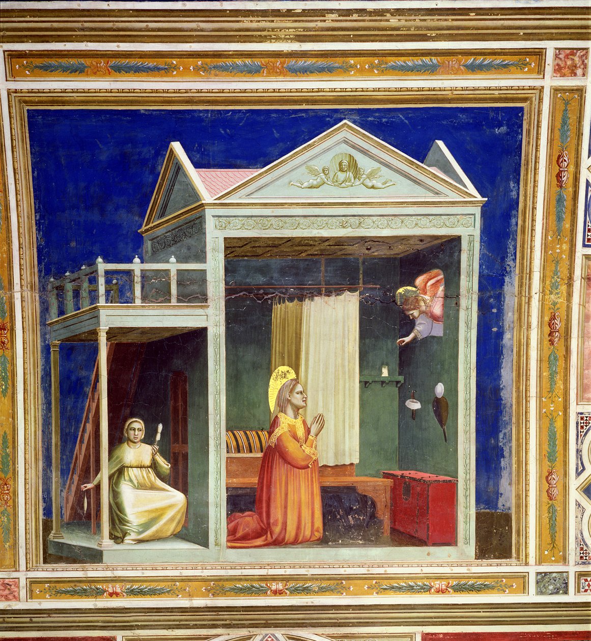 Bebådelsen till St. Anne, c.1305 av Giotto di Bondone