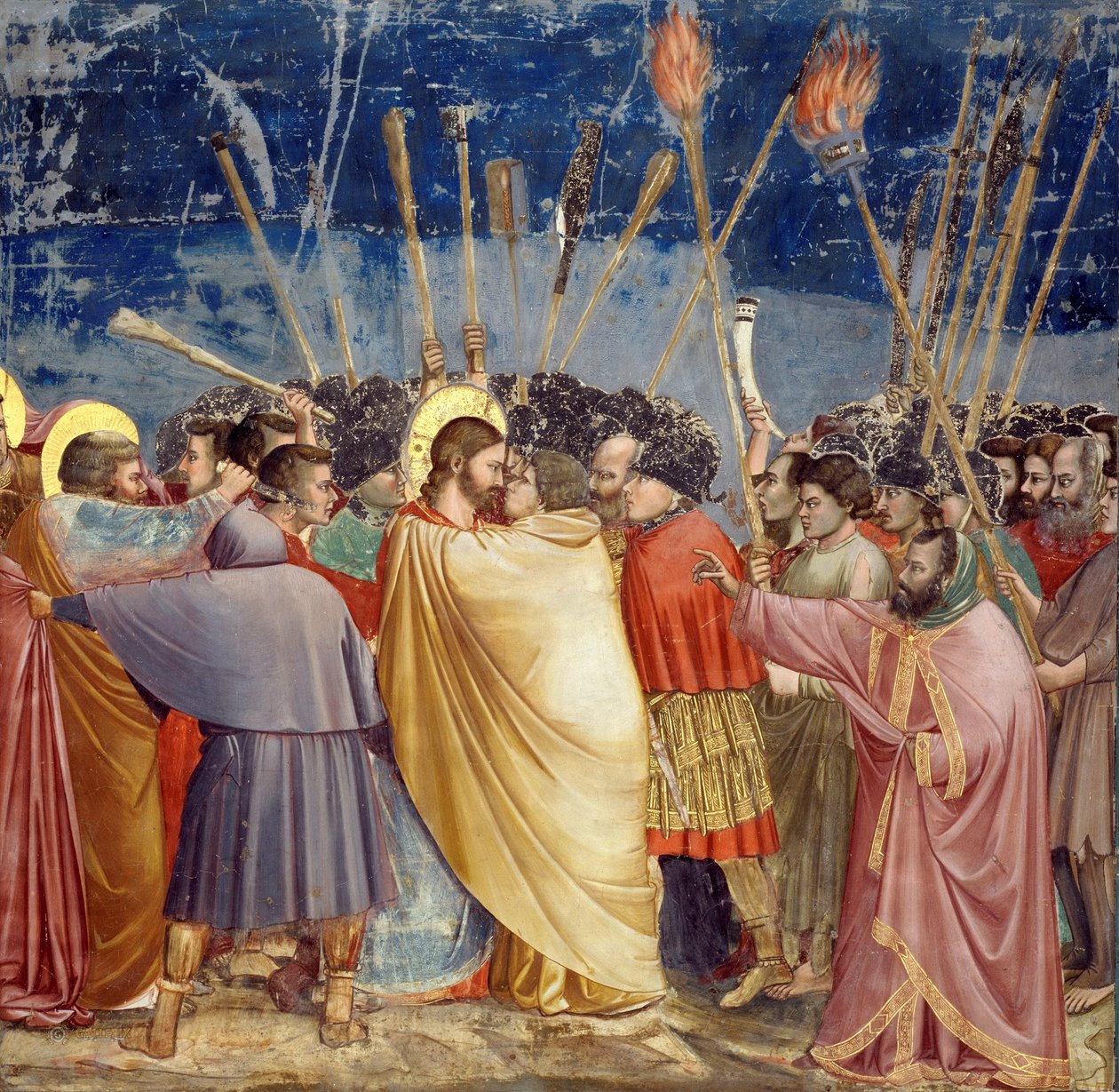 The Arrest of Christ (Kiss of Judas) av Giotto di Bondone