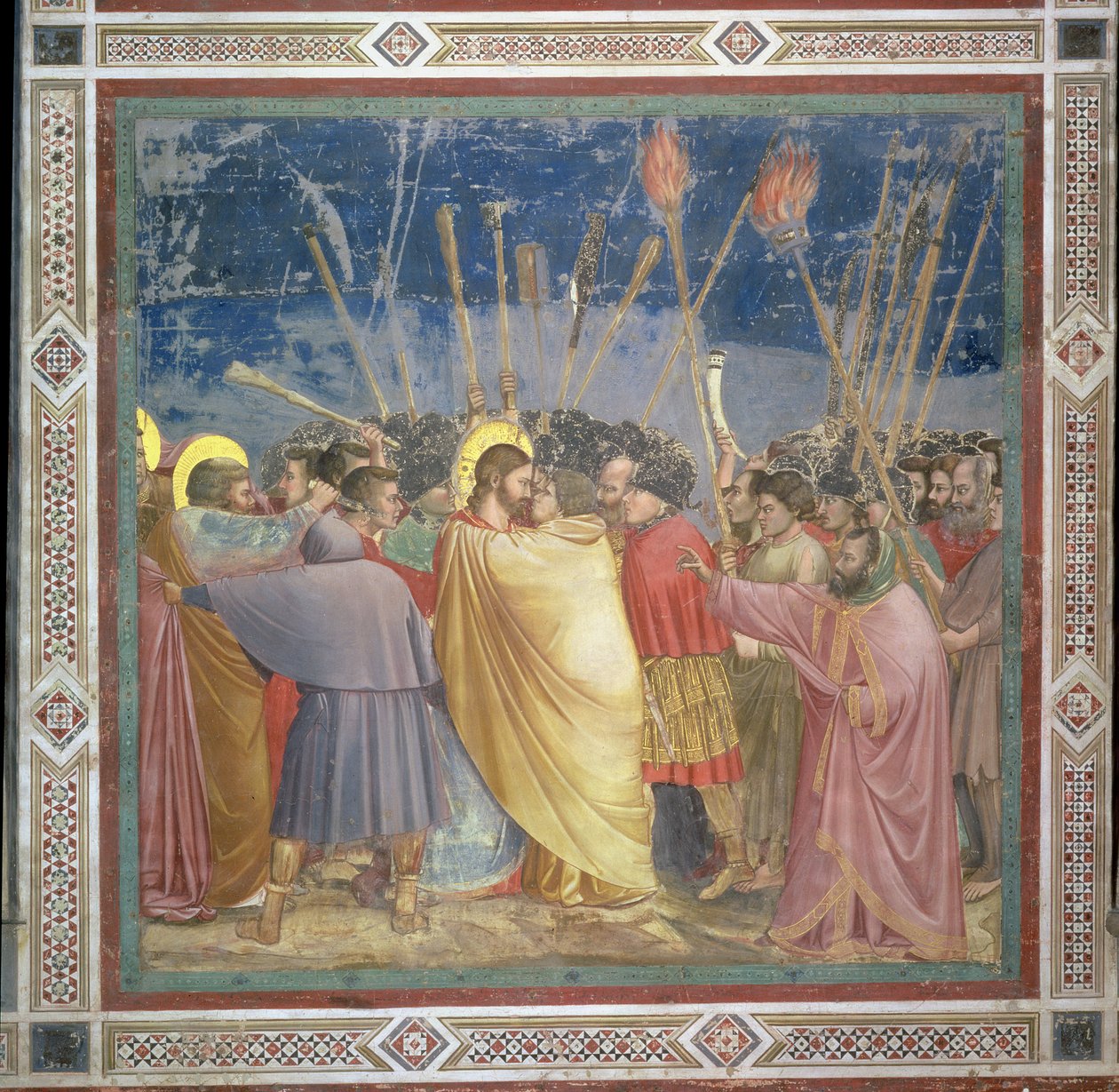 The Betrayal of Christ, c.1305 av Giotto di Bondone