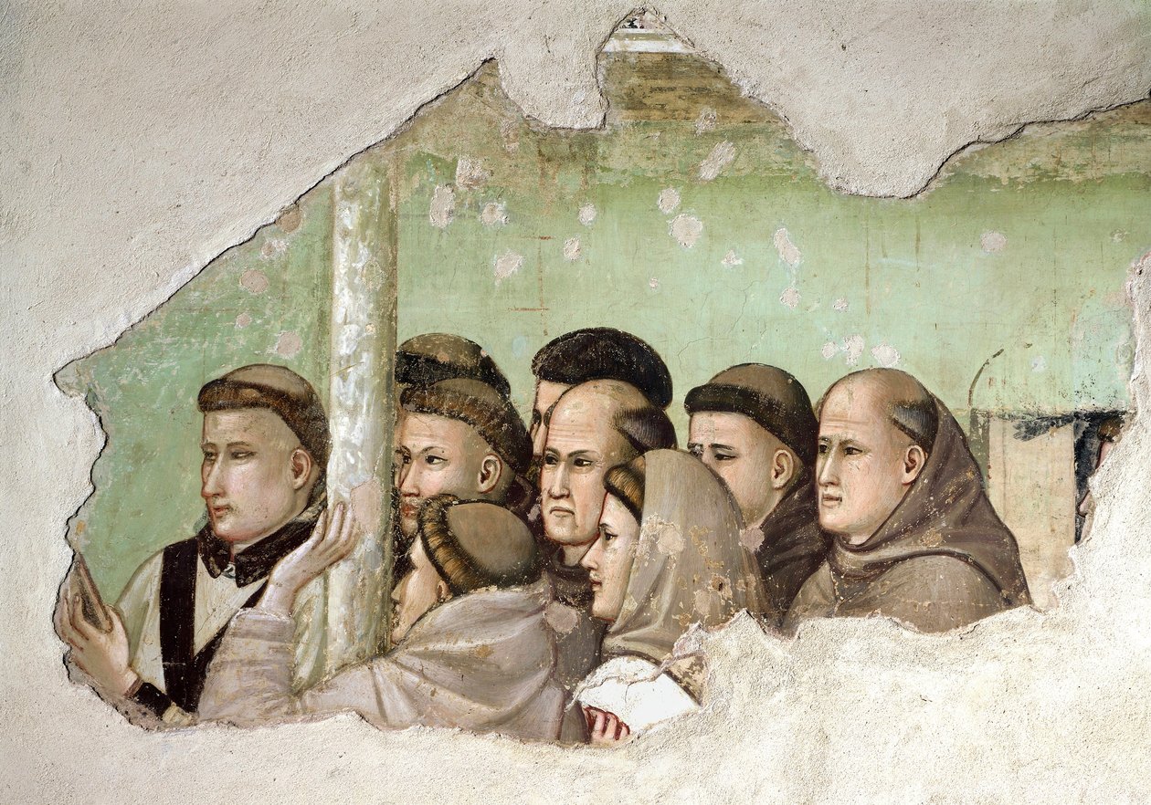 Broder Augustins död av Giotto (c.1266 1337)