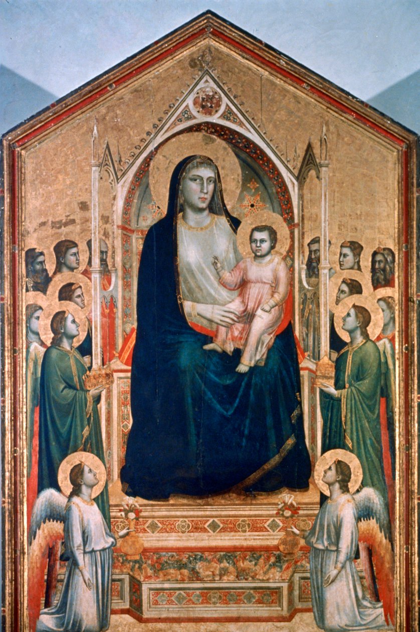 Madonna and Child Enthroned, c1300-1303 av Giotto di Bondone