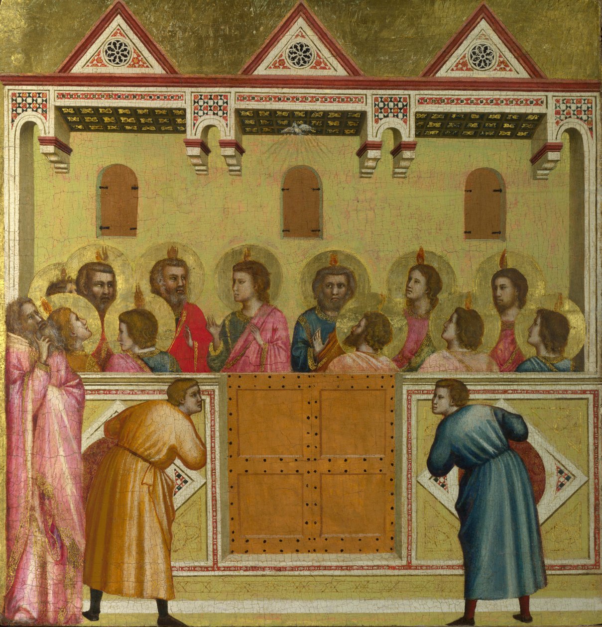 Pingstdagen, ca. 1315 av Giotto di Bondone