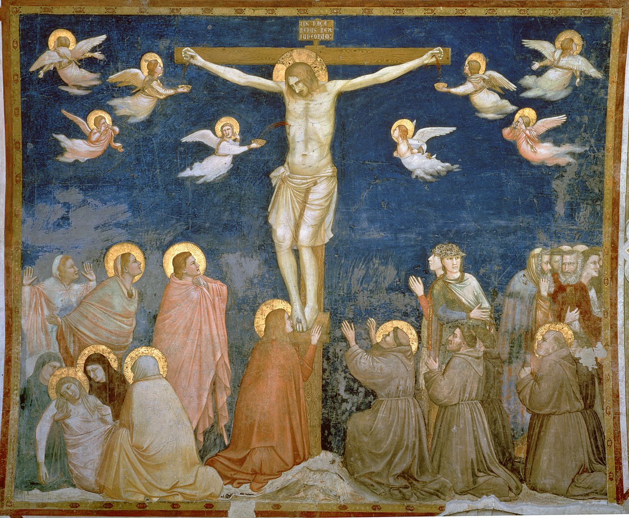 Korsfästelsen av Giotto di Bondone