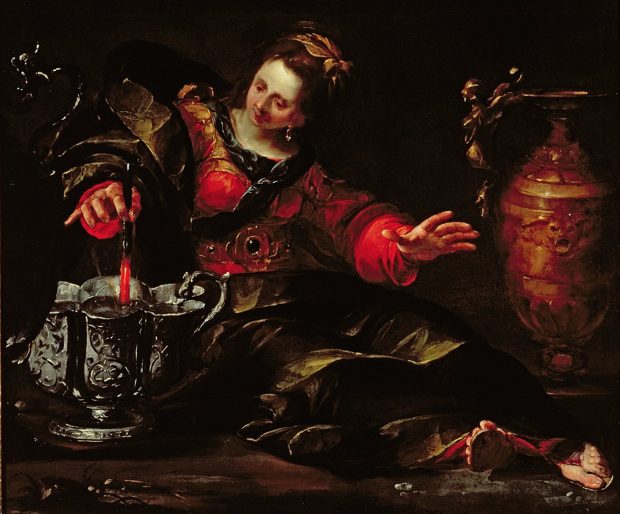 Circe Mulling Wine, c.1630 av Giovacchino Assereto