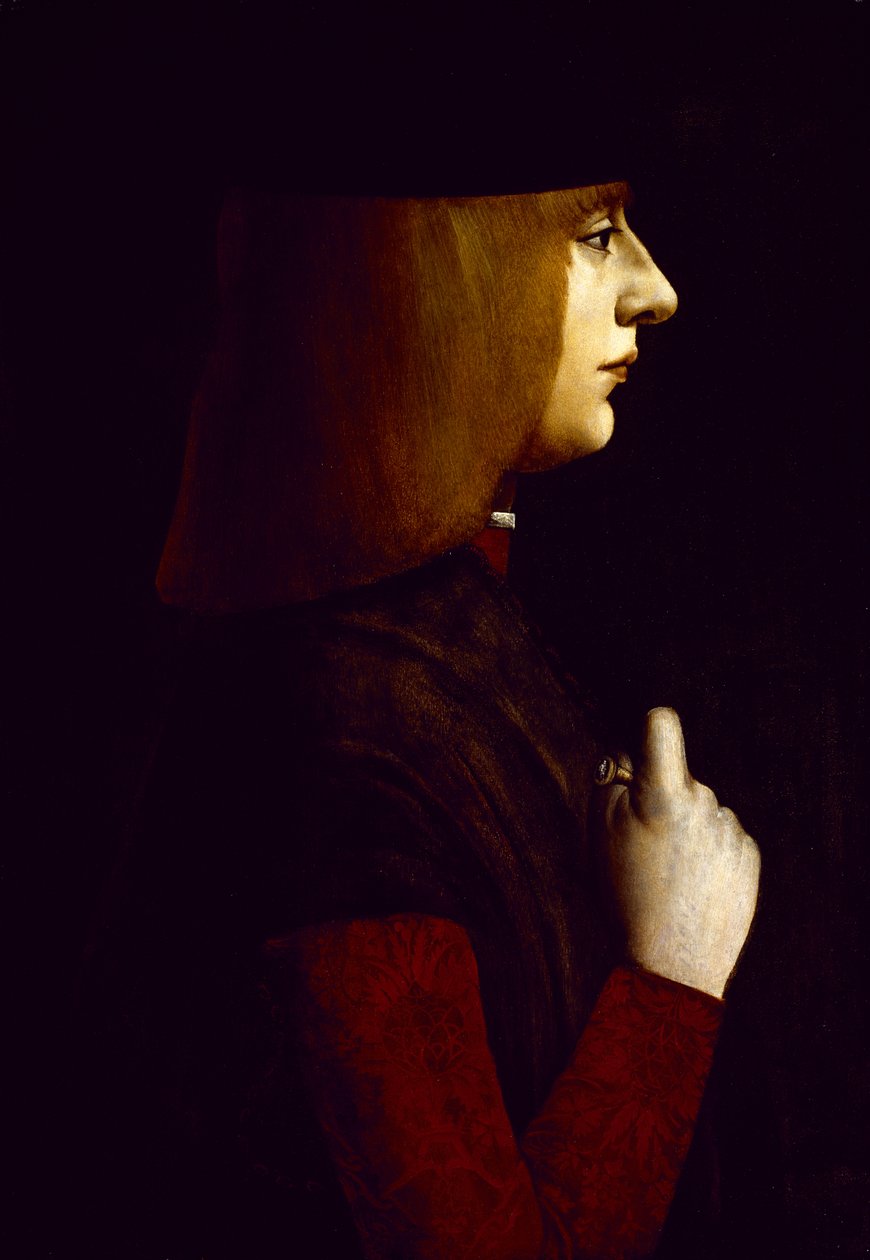 Porträtt av en ung man, ca 1500 av Giovanni Ambrogio de Predis