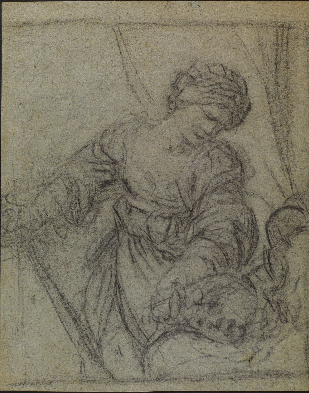 Judith with the head of Holofernes av Giovanni Andrea Sirani